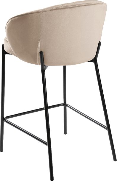 Комплект полубарных стульев Миэль кремовый/черный, 2 шт. - Вид 5