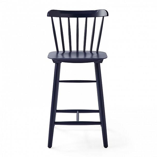 Стул Такер полубарный, черный графит деревянный - Вид 3