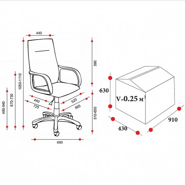 Кресло "Ева M" CH - Вид 6