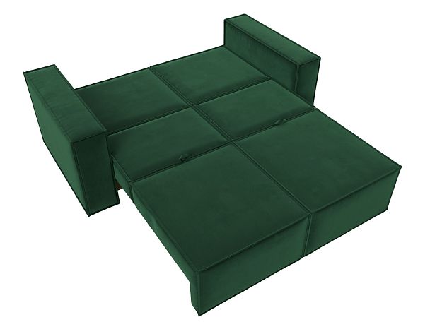 Диван прямой Куба мини Велюр зеленый - Вид 10
