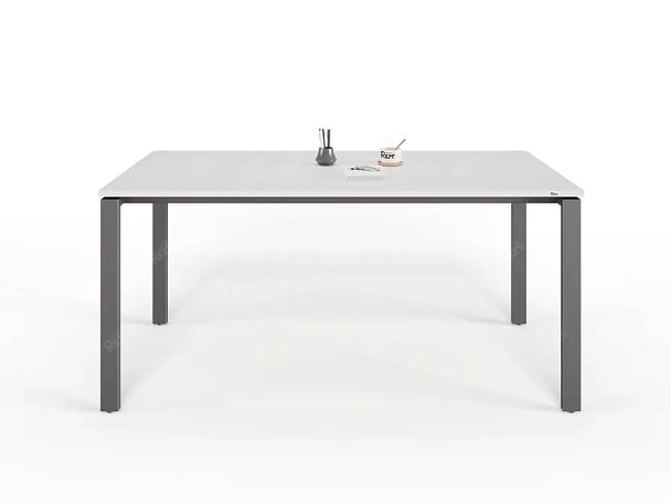 UNITY РМС8-16 БЕЛЫЙ Стол на металлокаркасе прямой 1600х800х750 - Вид 2