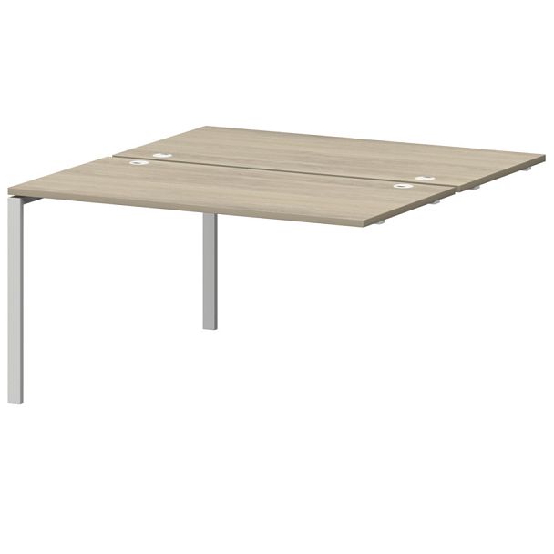 Модуль двойной универсальный на металлокаркасе СМС2-П-16К.149Э.Пр25 Кронберг/Белый 1600x1496x750 Смарт - Вид 1