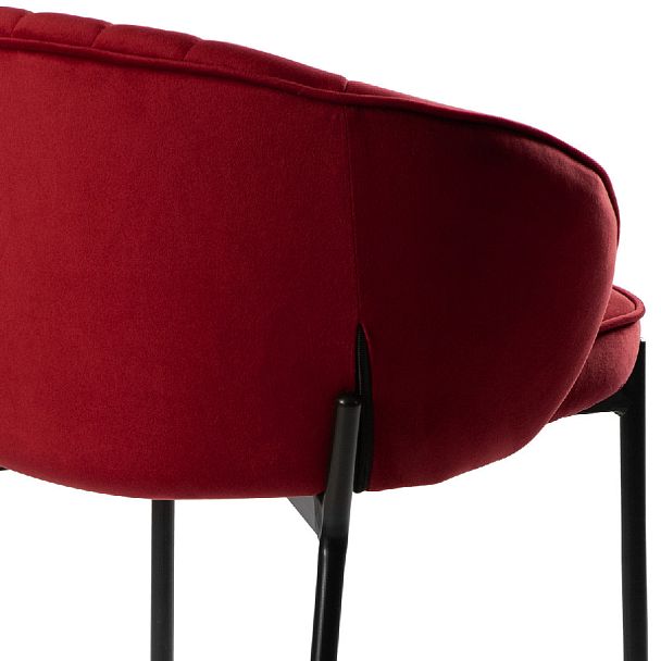 Комплект полубарных стульев Миэль бордовый/черный, 3 шт. - Вид 8