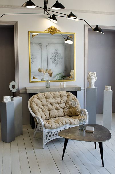 Комплект Черчилль / Рузвельт с 2х местным диваном, белый - Вид 3