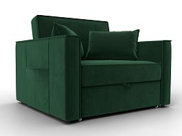 Кресло-кровать Лига-104 (80) Велюр зеленый - Фото предпросмотра