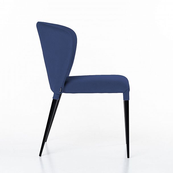 Стул Albert (Альберт), бархат синий 29, стопируемый - Вид 3