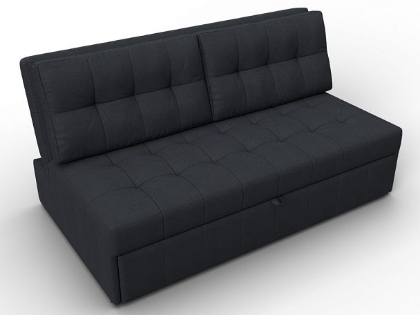 Диван прямой Лига-107 (160) Замша серый - Вид 6