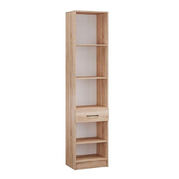 Прихожая Денвер пенал с зеркалом дуб сонома/белый - Вид 2