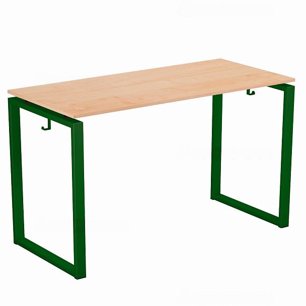 Стол М157.1, на каркасе КВАДРАТ, с балкой, без экрана, м/к Красный, Синий, Зеленый, гр.6 - Вид 4