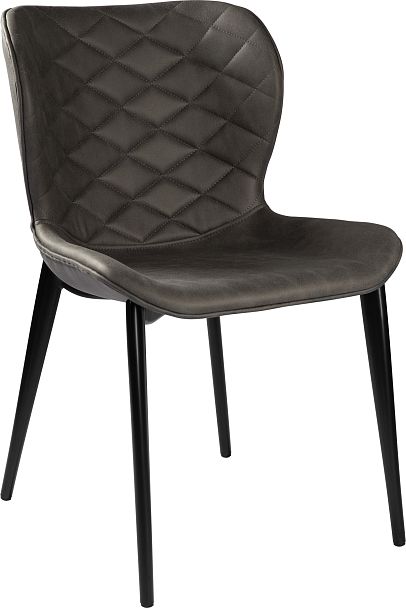 Стул на металлокаркасе Коэн Темно-серый Kiprus 13/черный - Вид 3