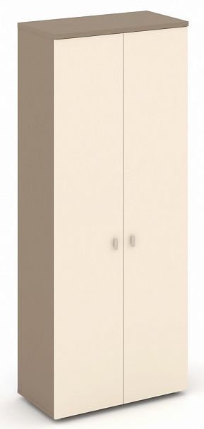 Шкаф высокий широкий (2 высоких фасада ЛДСП) "ESTETICA" ES.ST-1.9 Сатин - Вид 1