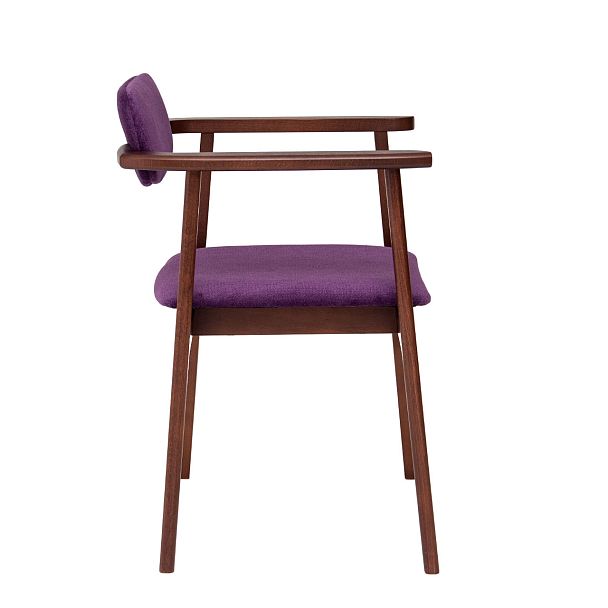 Стул Gavi, велюр Sharli 10, ножки бук морилка старинный орех - Вид 3