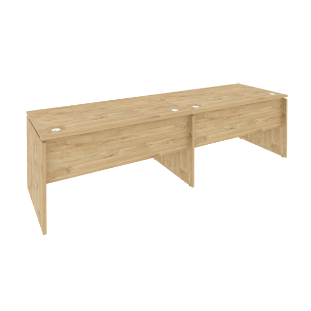 Onix Рабочая станция O.RS-2.3.8 Тиквуд светлый 2760*800*750 - Вид 1