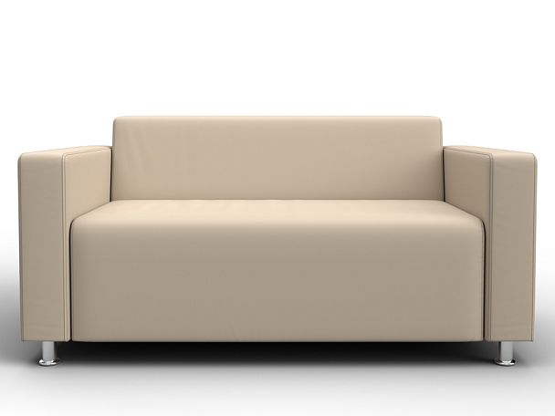 Диван прямой Лига-093 ВН Экокожа бежевый - Вид 2