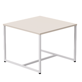 Стол журнальный Everprof EVO 604х604х460 Кашемир/Белый - Фото предпросмотра