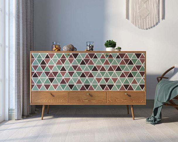 Комод Berber три дверки и три ящика 26 принт арт BB24/Print_26 - Вид 4