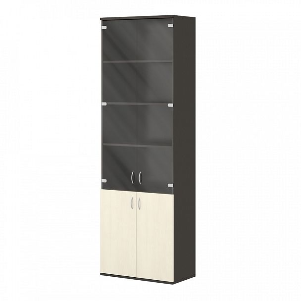 Шкаф комбинированный "Система-M"  ПК-ССМ-ШК217Х71ЦС/Д/35-В1-268 дуб ферраре+клен - Вид 1