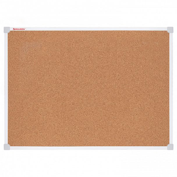 Доска пробковая 70х50 см, ПВХ рамка, ГАРАНТИЯ 10 ЛЕТ, РОССИЯ, BRAUBERG, 238188 - Вид 2