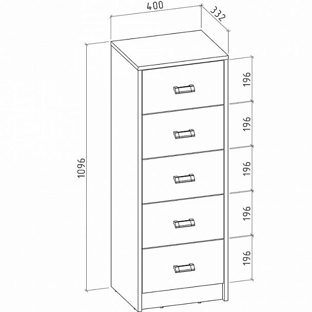 Комод Имидж-405 - Вид 2