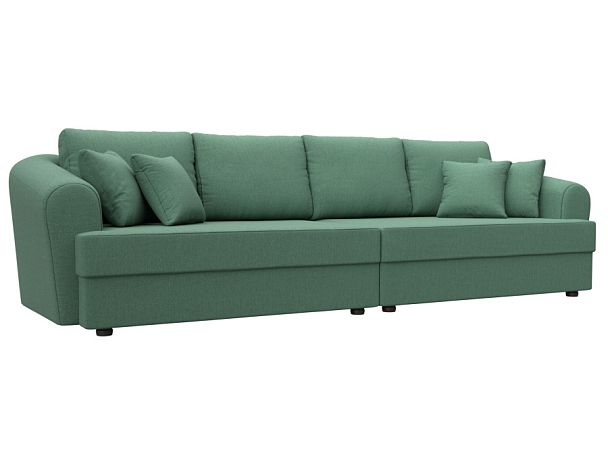 Диван прямой Милтон Рогожка зеленый - Вид 1