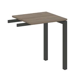 Metal System Quattro Приставной элемент на П-образном м/к 50БП.ПР-1 Вяз/Антрацит металл 600*600*750 - Фото предпросмотра