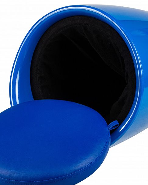 Табурет с местом для хранения LM-1100 (голубой) - Вид 7