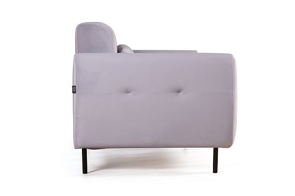 Siena диван-кровать прямой с подлокотниками, бархат 04 - Вид 3