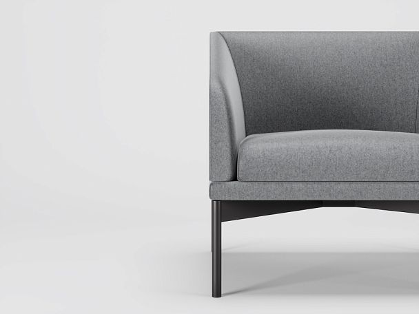 Кресло Ita 80x69x77 чёрный - Вид 3