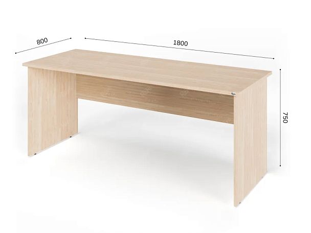 ЛАЙТ / LIGHT RLG003-18x8 Прямоугольный стол 180x80x75 Дуб Сонома - Вид 2