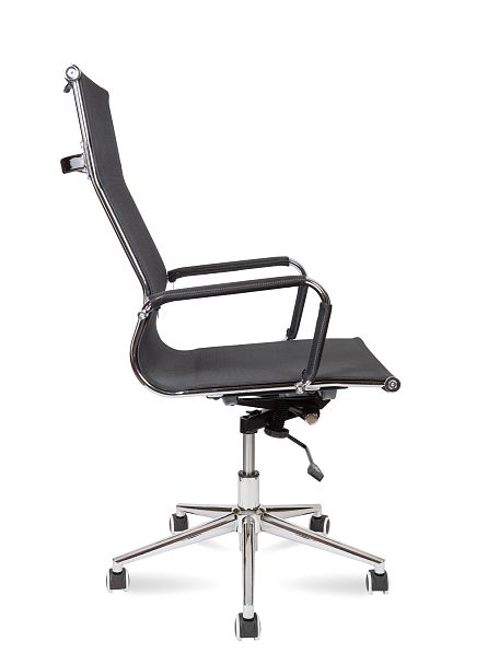 Кресло Хельмут / (black) сталь + хром / черная сетка - Вид 7