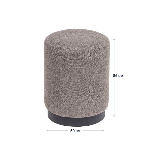 Пуф Stone, рогожка - Вид 4