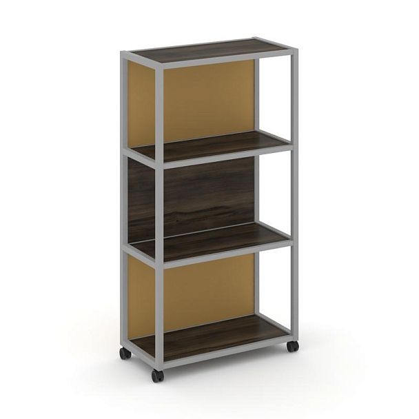 Shelf Mobile Стеллаж 4 уровня 1 секция VR.LT-STK-404.12 Дуб Мали/Металл Серый/W-31 1200*400*1523 - Вид 1