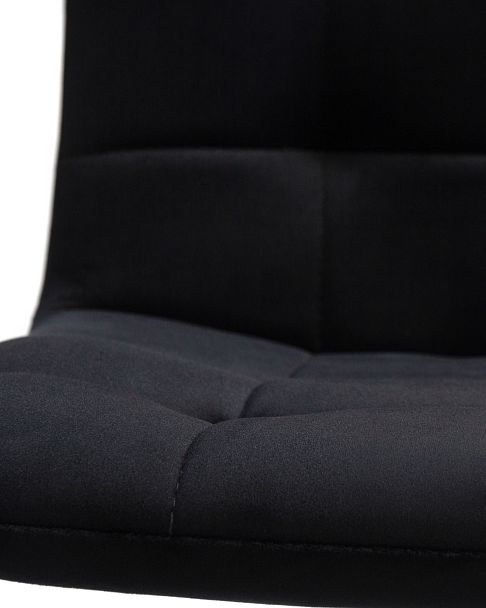 Стул обеденный DOBRIN CHILLY (Черный Holland 75, основание белое) - Вид 10