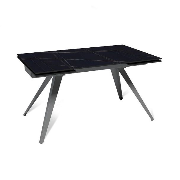 Стол раскладной Asti (140+40+40), керамика матовая Blackgold - Вид 1