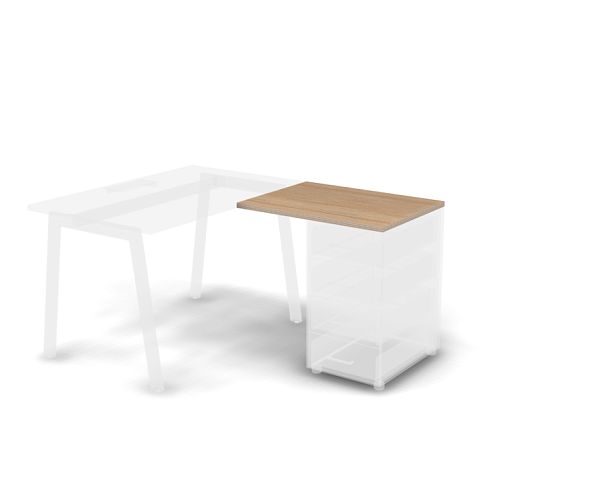 MATRIX 121T061 Топ приставной тумбы 800х600х25 Швейцарский вяз - Вид 1