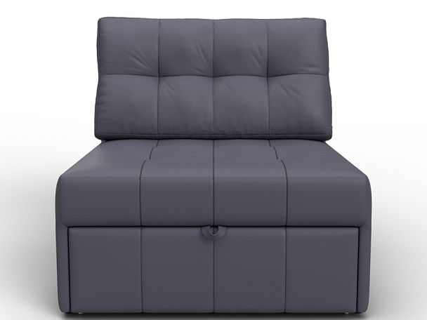 Кресло-кровать Лига-107 (80) Экокожа серый - Вид 2