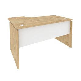 Onix Стол эргономичный правый O.SA-2 (R) Тиквуд светлый/Белый бриллиант 1380*980*750 (720/460) - Фото предпросмотра