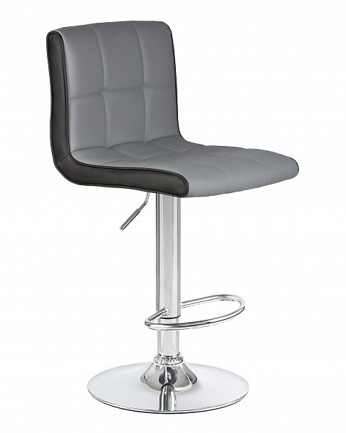 Стул барный DOBRIN CANDY (светло-серый-чёрный) - Вид 3