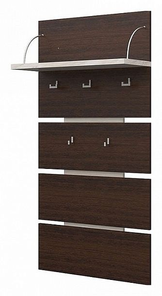 Вешалка настенная Домино СТ-50 Венге/Карамель - Вид 1