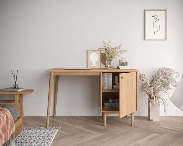 Стол рабочий Bubble Solid с правой тумбой арт BBL08S - Вид 3