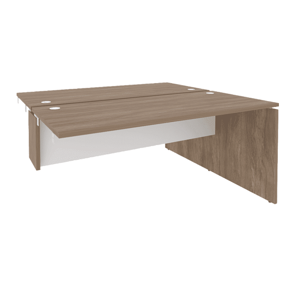 Onix Стол-приставка двойной к опорным элементам O.D.SPR-4.7 Дуб аризона/Белый бриллиант 1580*1475*750 - Вид 1