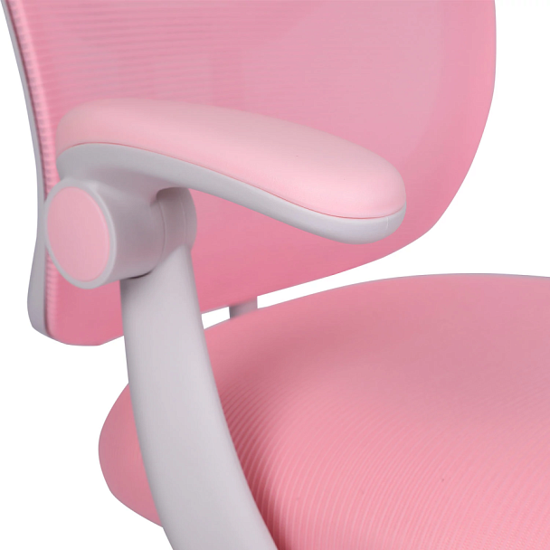 Кресло детское с подставкой для ног BRABIX "Toy MG-205", сетка/ткань TW, розовое, 533151 - Вид 12