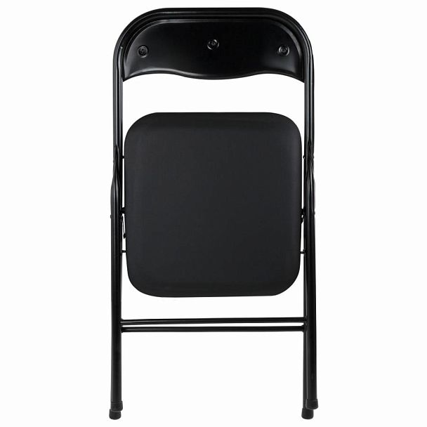 Стулья складные BRABIX "Golf CF-007", КОМПЛЕКТ 4шт., черный каркас, кожзам черный, 533032 - Вид 10