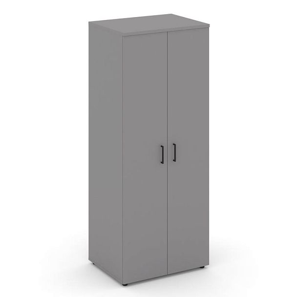 Стайл Проджект Гардероб широкий глубокий SN.GB-004 Серый Пепел/Черный Ручки 796*600*1982 - Вид 1