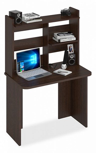 Стол компьютерный Домино Lite СКЛ-Прям100Р+НКЛ-100 Венге - Вид 1
