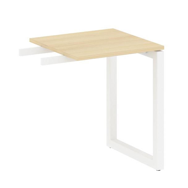 Metal System Quattro Приставной элемент на О-образном м/к 50БО.ПР-1 Акация/Белый металл 600*600*750 - Вид 1