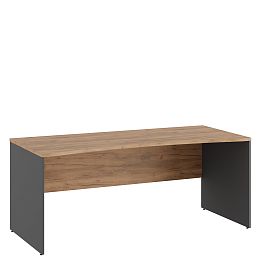 Стол линза Tess 180x80x75 дуб крафт золотой - Фото предпросмотра