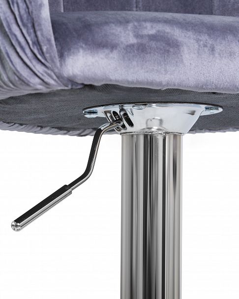 Стул барный DOBRIN DARCY (серый велюр (1922-19)) - Вид 8