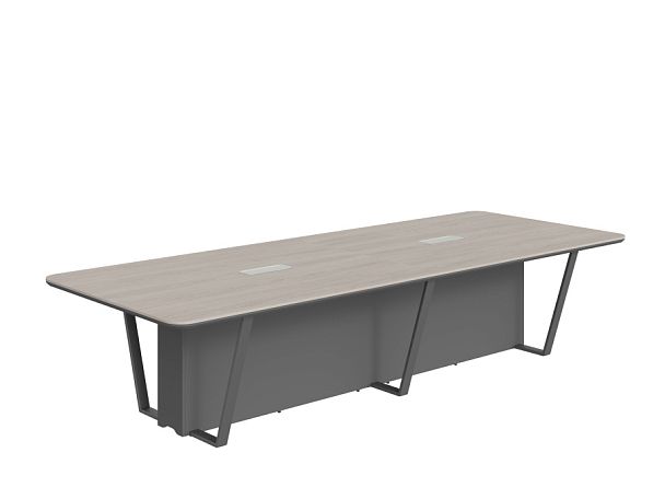 Стол для заседаний СФ-571734.1 Дуб серый/Черный графит 3460х1340х754 LINE - Вид 1