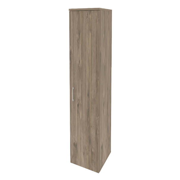 Onix Шкаф высокий узкий правый O.SU-1.9 (R) Тиквуд темный 400*420*1977 - Вид 1